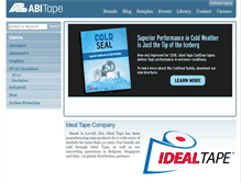 Tablet Screenshot of idealtape.com